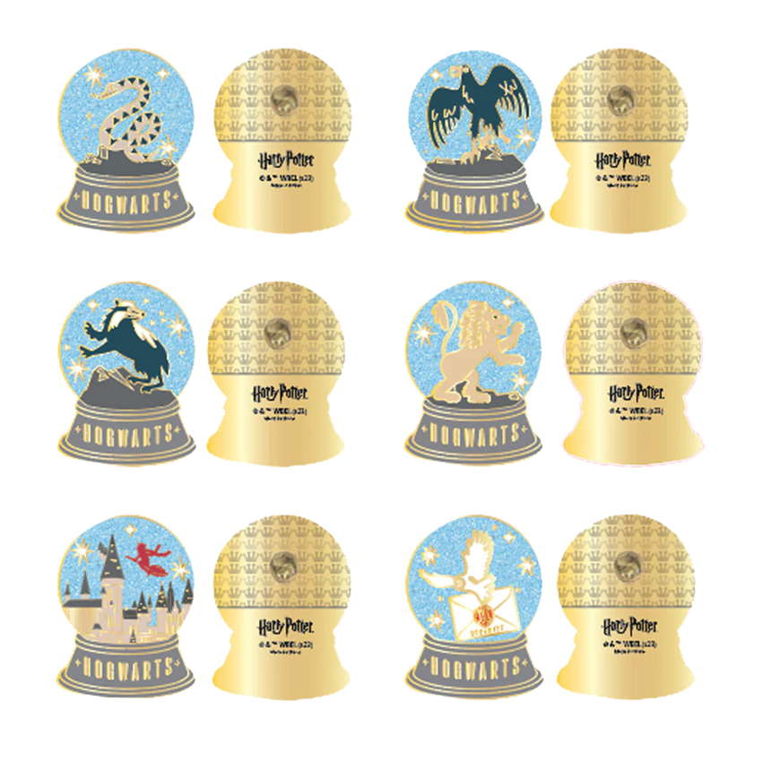 Loungefly! Blind Box Pin: Harry Potter Snowglobes Blind Pin Set