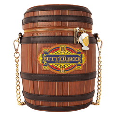 Loungefly! Tote: Harry Potter Butter Beer Barrel Crossbody Bag