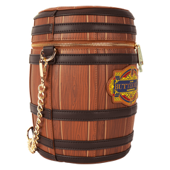 Loungefly! Tote: Harry Potter Butter Beer Barrel Crossbody Bag