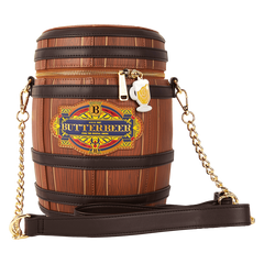 Loungefly! Tote: Harry Potter Butter Beer Barrel Crossbody Bag