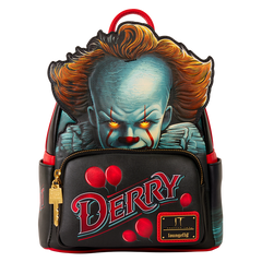 Loungefly! Leather: Warner Brothers It Pennywise Mini Backpack