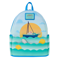 Loungefly! Leather: Universal Jaws Mini Backpack