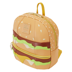 Loungefly! Leather: McDonalds Big Mac Mini Backpack