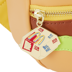 Loungefly! Leather: McDonalds Big Mac Mini Backpack