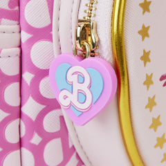 Loungefly! Leather: Barbie Movie Logo Mini Backpack