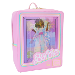 Loungefly! Leather: Barbie Doll Box Triple Lenticular Mini Backpack