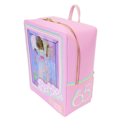 Loungefly! Leather: Barbie Doll Box Triple Lenticular Mini Backpack