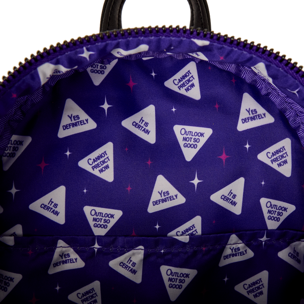 Loungefly! Leather: Mattel Magic 8 Ball Mini Backpack
