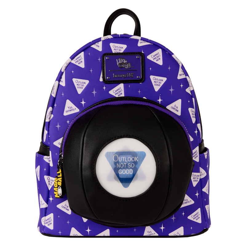 Loungefly! Leather: Mattel Magic 8 Ball Mini Backpack