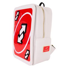 Loungefly! Leather: Mattel Uno Reverse Card Mini Backpack