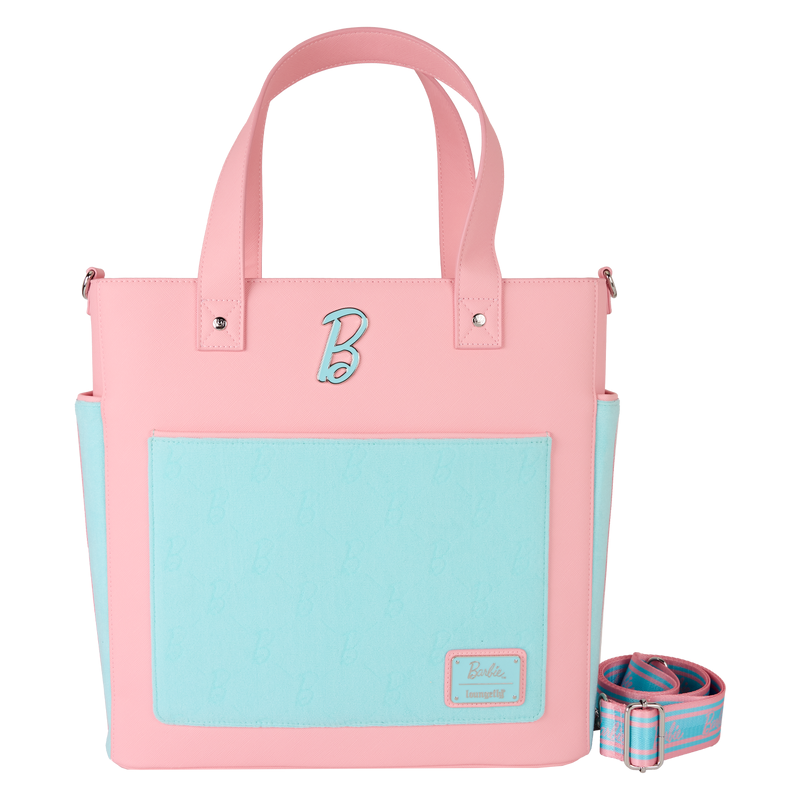 Loungefly! Tote Bag: Mattel Classic Barbie Convertible Tote Bag