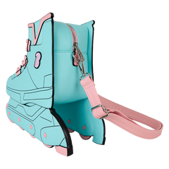 Loungefly! Leather: Mattel Classic Barbie Figural Skate Crossbody