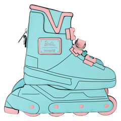 Loungefly! Leather: Mattel Classic Barbie Figural Skate Crossbody