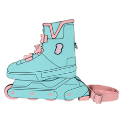 Loungefly! Leather: Mattel Classic Barbie Figural Skate Crossbody