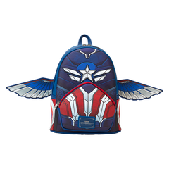 Loungefly! Leather: Marvel Captain America Brave New World Cosplay Mini Backpack