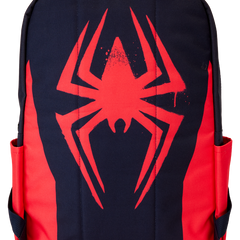 Loungefly! Nylon: Marvel Spiderverse Miles Morales Suit Full Size Nylon Backpack