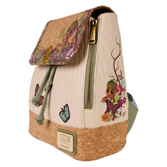 Loungefly! Leather: Marvel Guard Galaxy Groot Mini Backpack