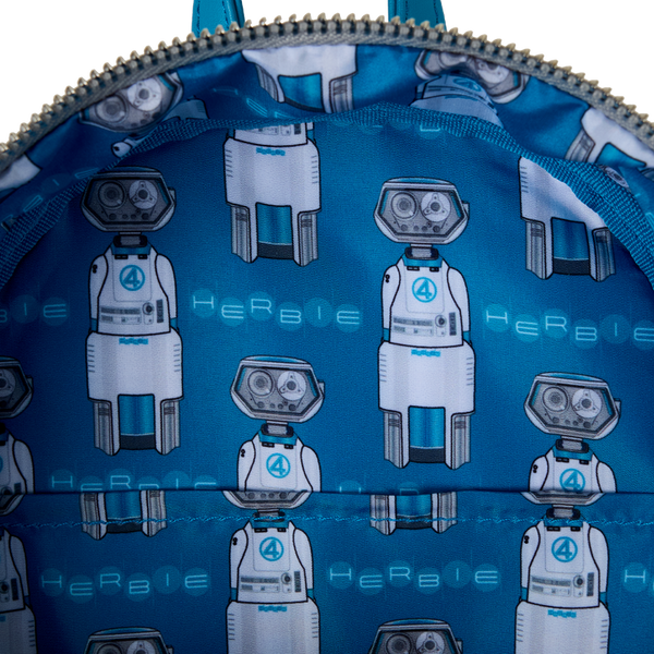 Loungefly! Leather: Marvel Fantastic 4 Blue Moon Mini Backpack