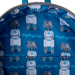 Loungefly! Leather: Marvel Fantastic 4 Blue Moon Mini Backpack