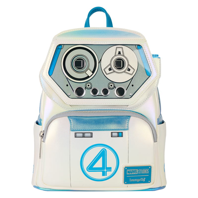 Loungefly! Leather: Marvel Fantastic 4 Blue Moon Mini Backpack