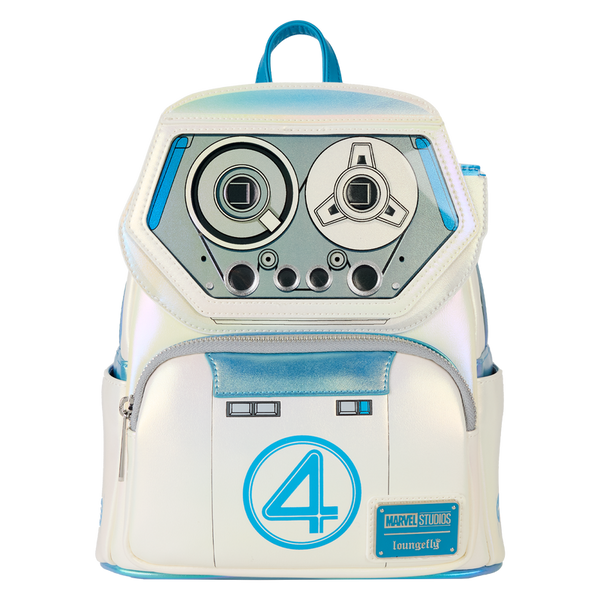 Loungefly! Leather: Marvel Fantastic 4 Blue Moon Mini Backpack