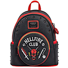 Loungefly! Leather: Netflix Stranger Things Hellfire Club Mini Backpack
