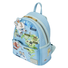 Loungefly! Leather: Nickelodeon Avatar The Last Airbender Map Mini Backpack