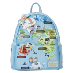 Loungefly! Leather: Nickelodeon Avatar The Last Airbender Map Mini Backpack