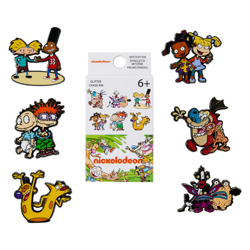 Loungefly! Blind Box Pin: Nickelodeon Nick Retro Mystery Box Pins