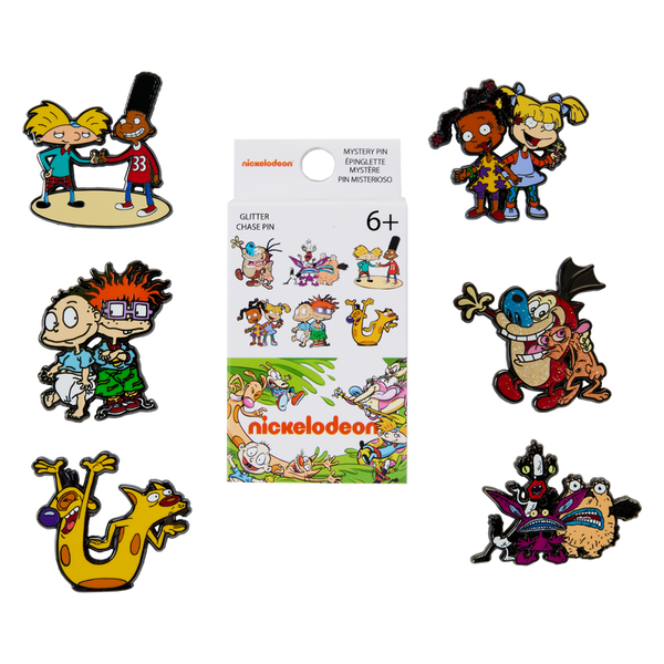 Loungefly! Blind Box Pin: Nickelodeon Nick Retro Mystery Box Pins