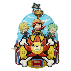 Loungefly! Leather: Toei One Piece Mini Backpack