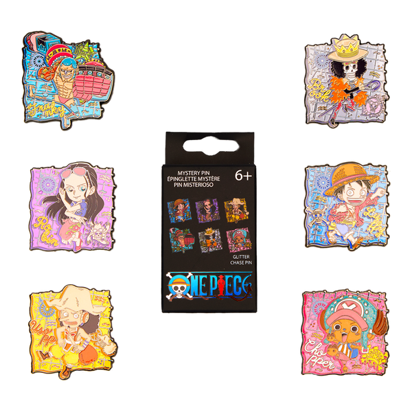 Loungefly! Blind Box Pin: Toei One Piece Multi Char Funko Pop Art Blind Box Pin