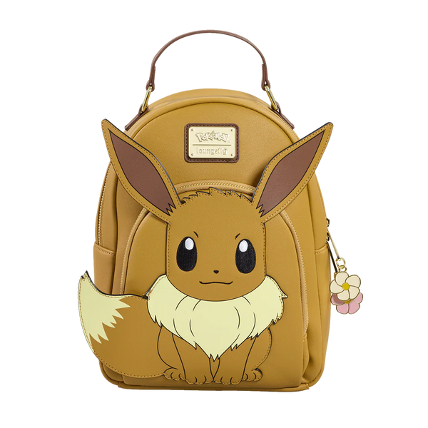 Loungefly! Leather: Pokemon Eevee Faux Leather Cosplay Mini Backpack