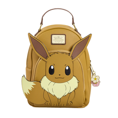 Loungefly! Leather: Pokemon Eevee Faux Leather Cosplay Mini Backpack