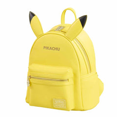 Loungefly! Leather: Pokemon Pikachu Minimalist Mini Backpack