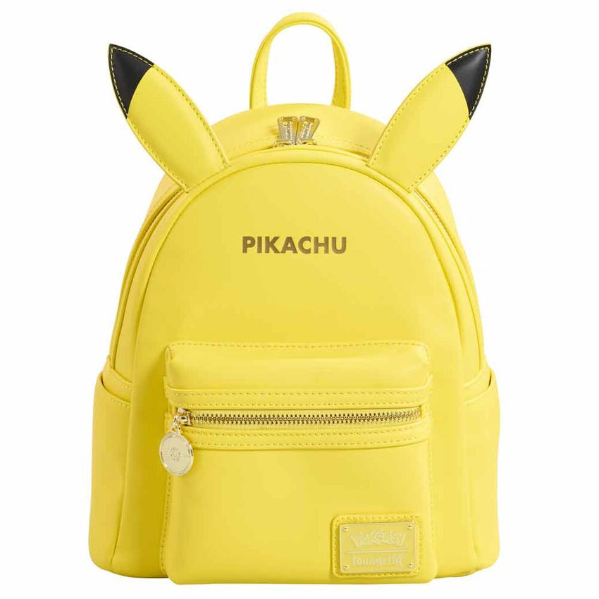 Loungefly! Leather: Pokemon Pikachu Minimalist Mini Backpack