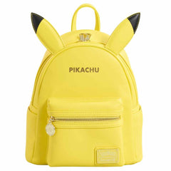 Loungefly! Leather: Pokemon Pikachu Minimalist Mini Backpack