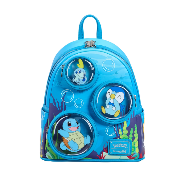 Loungefly! Leather: Pokemon Bubbles Water Pokemon Mini Backpack