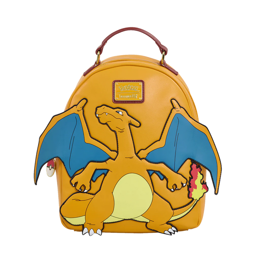 Loungefly! Leather: Pokemon Charizard Cosplay Mini Backpack