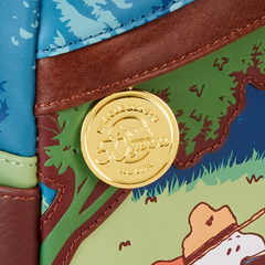 Loungefly! Leather: Peanuts Beagle Scouts 50th Anniversary Mini Backpack