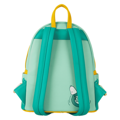 Loungefly! Leather: Peanuts Snoopy Road Trip Mini Backpack