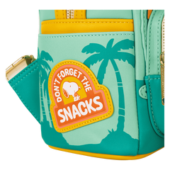 Loungefly! Leather: Peanuts Snoopy Road Trip Mini Backpack