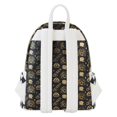 Loungefly! Leather: Queen Logo Crest Mini Backpack