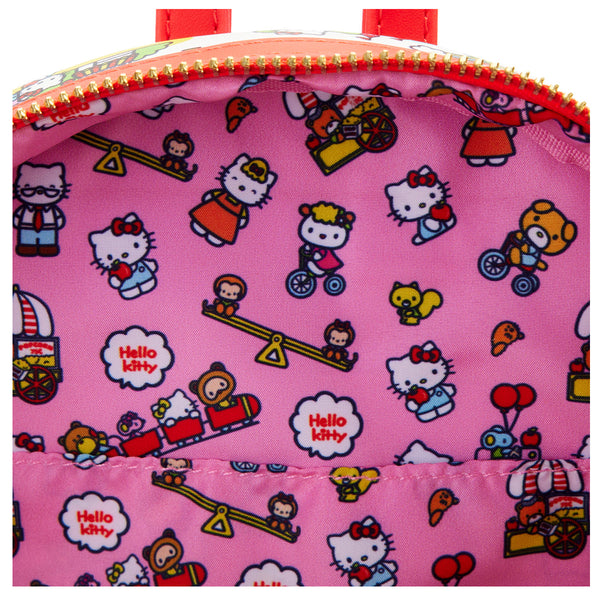 Loungefly! Leather: Sanrio Hello Kitty and Friends Carnival Mini Backpack