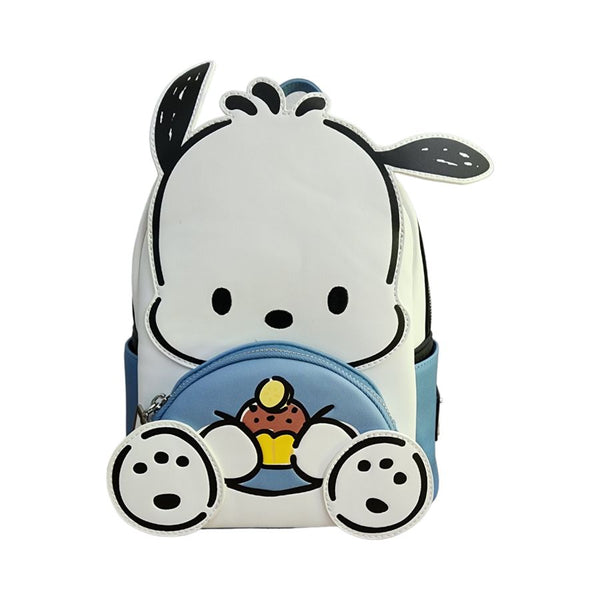 Loungefly! Leather: Sanrio Pochacco with Cupcake Cosplay Mini Backpack