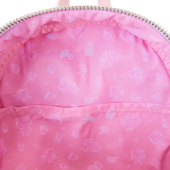 Loungefly! Leather: Hello Kitty 50th Anniversary Clear and Cute Cosplay Mini Backpack