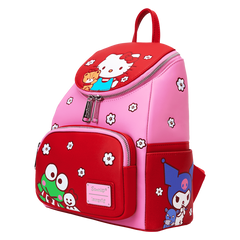 Loungefly! Leather: Sanrio Hello Kitty and Friends Color Block Mini Backpack