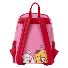 Loungefly! Leather: Sanrio Hello Kitty and Friends Color Block Mini Backpack