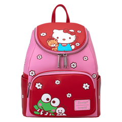 Loungefly! Leather: Sanrio Hello Kitty and Friends Color Block Mini Backpack