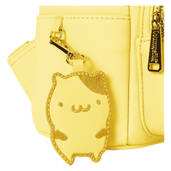 Loungefly! Leather: Sanrio Pompompurin Clean Mini Backpack
